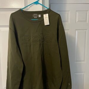 Polo by Ralph Lauren Olive Green Crewneck Sweater